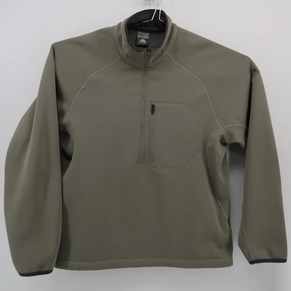 Nike ACG Therma-FIT 1/4 Zip Pullover Mens Medium Olive Green Fleece Jacket